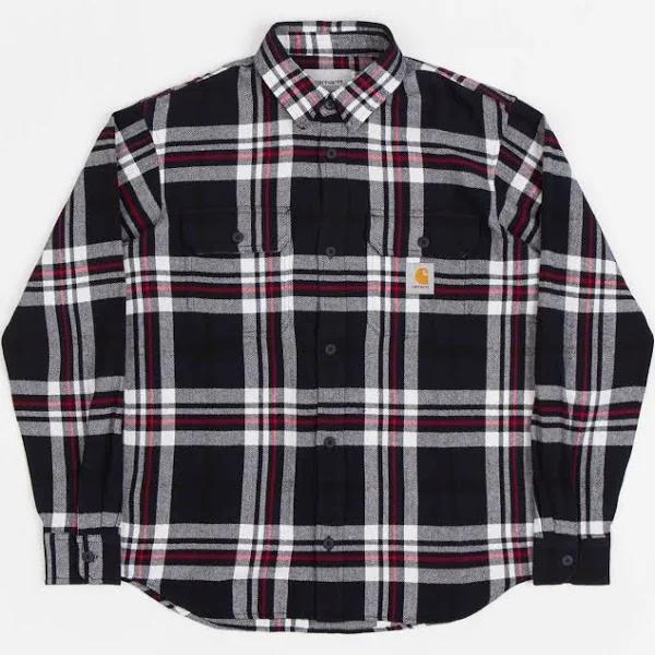 Carhartt WIP L/S Wallace Dark Navy Overshirt - M
