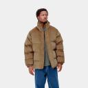 Carhartt WIP Layton Corduroy Puffer Jacket in Brown