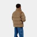Carhartt WIP Layton Corduroy Puffer Jacket in Brown