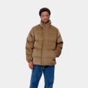 Carhartt WIP Layton Corduroy Puffer Jacket in Brown