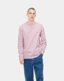 Carhartt WIP Longsleeve Chase T-Shirt I026392 Pale QUARTZ/GOLD