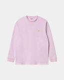 Carhartt WIP Longsleeve Chase T-Shirt I026392 Pale QUARTZ/GOLD