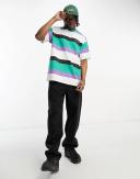 Carhartt WIP Men's Crouser Stripe T-Shirt in Lazurite, Size Large