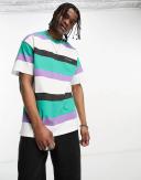 Carhartt WIP Men's Crouser Stripe T-Shirt in Lazurite, Size Large