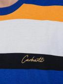 Carhartt WIP Men's Crouser Stripe T-Shirt in Lazurite, Size Large