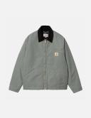 Carhartt WIP OG Detroit Jacket Colour: Smoke Green / Black Aged Canvas