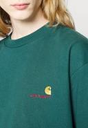 Carhartt WIP S/S American Script T-Shirt - Botanic - M - Men