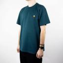 Carhartt WIP S/S American Script T-Shirt - Botanic - M - Men