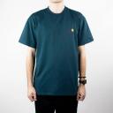 Carhartt WIP S/S American Script T-Shirt - Botanic - XL - Men