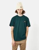 Carhartt WIP S/S American Script T-Shirt - Botanic - XL - Men