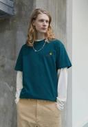 Carhartt WIP S/S American Script T-Shirt - Botanic - XL - Men