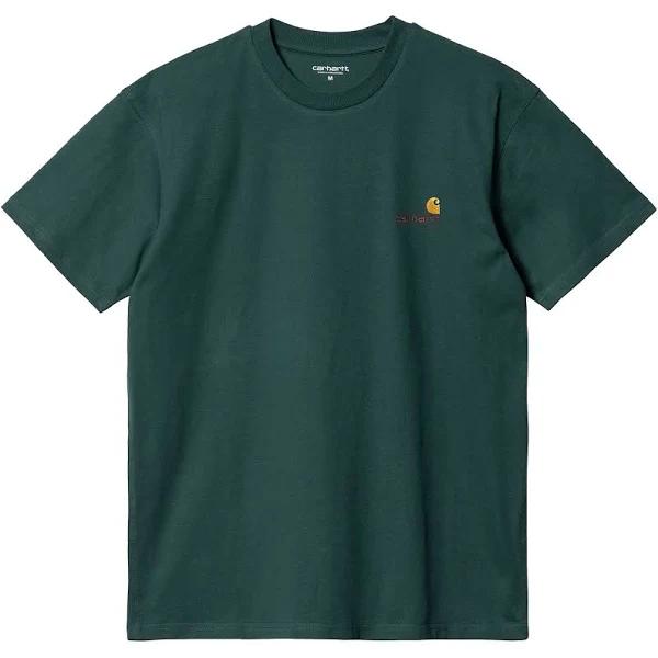 Carhartt WIP S/S American Script T-Shirt - Botanic - XL - Men
