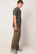 Carhartt WIP S/S Script Embroidery T-Shirt - Boxwood / White - L - Men