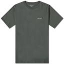 Carhartt WIP S/S Script Embroidery T-Shirt - Boxwood / White - M - Men