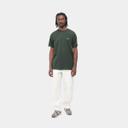 Carhartt WIP S/S Script Embroidery T-Shirt - Boxwood / White - XL - Men