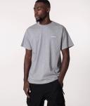 Carhartt WIP S/S Script Embroidery T-Shirt - Grey Heather / White - L - Men