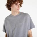Carhartt WIP S/S Script Embroidery T-Shirt - Grey Heather / White - L - Men