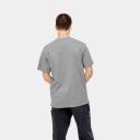 Carhartt WIP S/S Script Embroidery T-Shirt - Grey Heather / White - L - Men