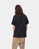 Carhartt WIP Script Embroidery T-Shirt Small Dark Navy / White