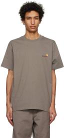 Carhartt WIP - Short Sleeve American Script T-Shirt in Teide