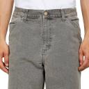 Carhartt WIP Single Knee Pant Dearborn Canvas, 12 oz - Black Faded - 31/34 - Men
