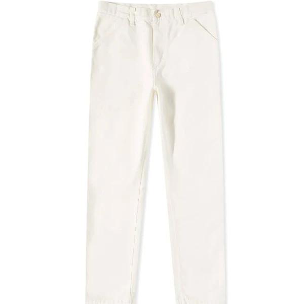 Carhartt WIP Single Knee Pant Dearborn Canvas, 12 oz - Wax Stone Washed - 36/34 - Men