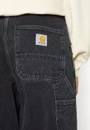 Carhartt WIP Single Knee Pant Maitland Denim, 13.5 oz - Black Stone Washed - 36/34 - Men