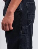 Carhartt WIP Single Knee Pant Maitland Denim, 13.5 oz - Black Stone Washed - 36/34 - Men