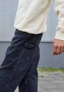 Carhartt WIP Single Knee Pant Maitland Denim, 13.5 oz - Black Stone Washed - 36/34 - Men