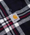 Carhartt WIP Wallace Check Shirt Dark Navy L