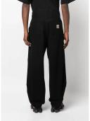 Carhartt WIP Wide Leg Panel Pants in Black