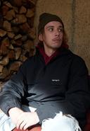 Carhartt WIP Windbreaker Pullover - Black / White - L - Men