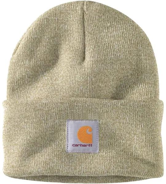 Carhartt Workwear A18 Beanie Acrylic Watch Hat Olive Winter White Colo