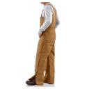 Carhartt Zip to Waist Biberalls For Mens Black 34/28 R38-BLK-28-34