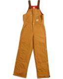 Carhartt Zip to Waist Biberalls For Mens Carhartt Brown 38/28 R38-BRN-28-38