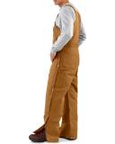 Carhartt Zip to Waist Biberalls For Mens Carhartt Brown 38/28 R38-BRN-28-38