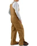 Carhartt Zip to Waist Biberalls For Mens Carhartt Brown 38/28 R38-BRN-28-38