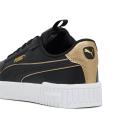 Carina 2.0 Pop Up Metallics Women's Sneakers in Black/Gold/White, Size 7 by Puma