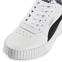 Carina 2.0 Women's Sneakers in White/Black/Silver, Size 10.5 by Puma