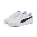 Carina 2.0 Women's Sneakers in White/Black/Silver, Size 9 by Puma
