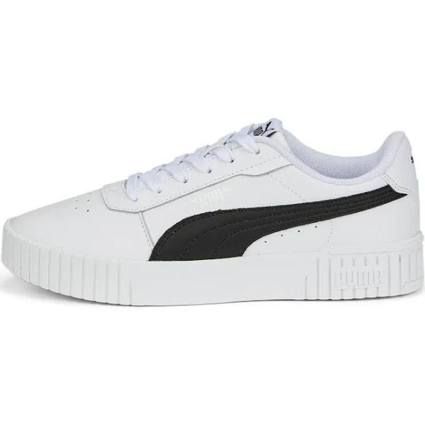 Carina 2.0 Women's Sneakers in White/Black/Silver, Size 9 by Puma