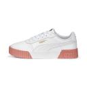 Carina 2.0 Women's Sneakers in White/Hibiscus Flower/Gold, Size 8 by Puma