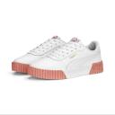 Carina 2.0 Women's Sneakers in White/Hibiscus Flower/Gold, Size 8 by Puma