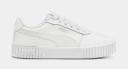 Carina 2.0 Women's Sneakers in White/Silver, Size 8.5 by Puma