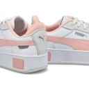 Carina Women's Street Sneakers in White/Rose Dust/Feather Gray, Size 6 by Puma