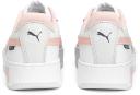 Carina Women's Street Sneakers in White/Rose Dust/Feather Gray, Size 6 by Puma