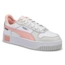 Carina Women's Street Sneakers in White/Rose Dust/Feather Gray, Size 7.5 by Puma