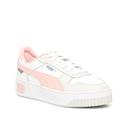 Carina Women's Street Sneakers in White/Rose Dust/Feather Gray, Size 7 by Puma