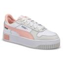Carina Women's Street Sneakers in White/Rose Dust/Feather Gray, Size 7 by Puma