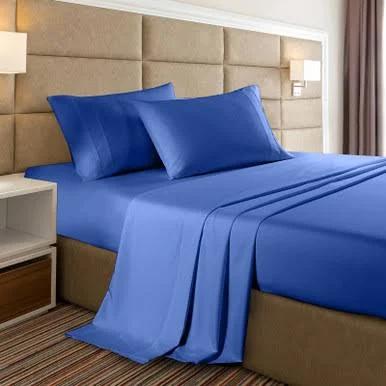 Casa Decor Bamboo Cooling 2000TC Sheet Set - Double - Royal Blue